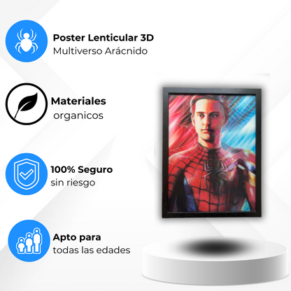 póster Lenticular 3D Multiverso Arácnido